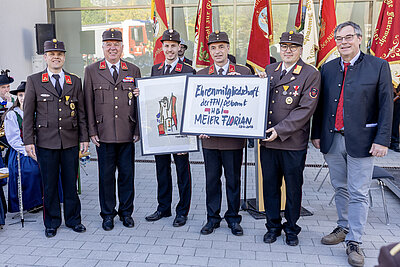 Feierliche Fahrzeugsegnung im Rahmen der 130-Jahr-Feier