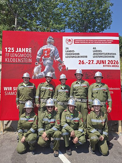 Erfolgreiche Teilnahme am Landesfeuerwehr-<br>leistungsbewerb in Südtirol