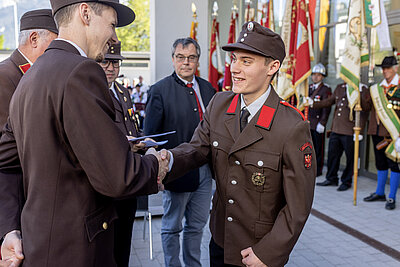 Feierliche Fahrzeugsegnung im Rahmen der 130-Jahr-Feier