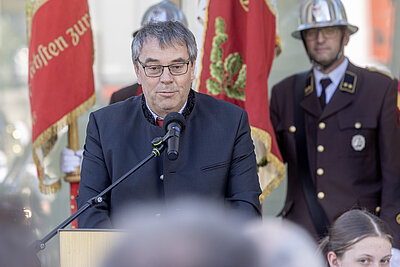 Feierliche Fahrzeugsegnung im Rahmen der 130-Jahr-Feier