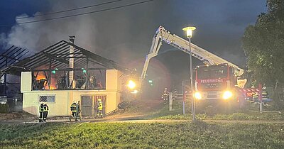 Unterstützungseinsatz Brand Irschen