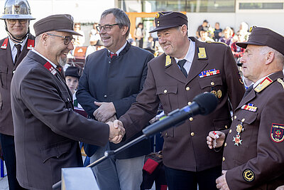 Feierliche Fahrzeugsegnung im Rahmen der 130-Jahr-Feier
