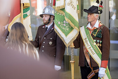 Feierliche Fahrzeugsegnung im Rahmen der 130-Jahr-Feier