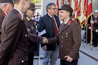 Feierliche Fahrzeugsegnung im Rahmen der 130-Jahr-Feier