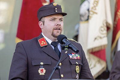 Feierliche Fahrzeugsegnung im Rahmen der 130-Jahr-Feier
