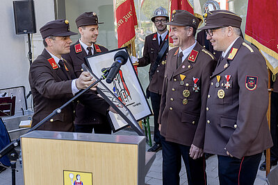 Feierliche Fahrzeugsegnung im Rahmen der 130-Jahr-Feier