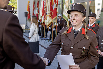 Feierliche Fahrzeugsegnung im Rahmen der 130-Jahr-Feier