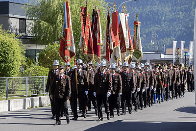 Feierliche Fahrzeugsegnung im Rahmen der 130-Jahr-Feier