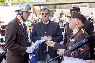 Feierliche Fahrzeugsegnung im Rahmen der 130-Jahr-Feier