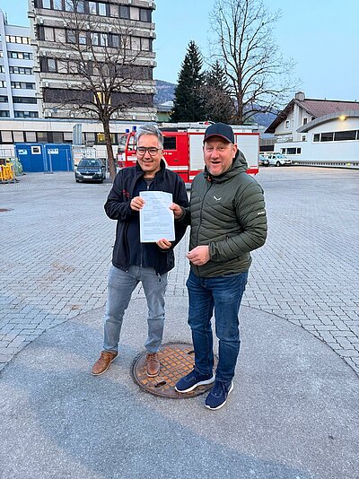 Übergabe des TLF 3000 an die Stadtfeuerwehr Lienz